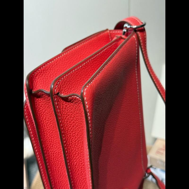 Hermes roulis23豬鼻子 德克薩斯粉 銀扣 EV皮-24