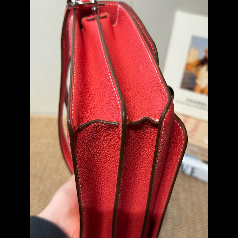 Hermes roulis23豬鼻子 德克薩斯粉 銀扣 EV皮-27
