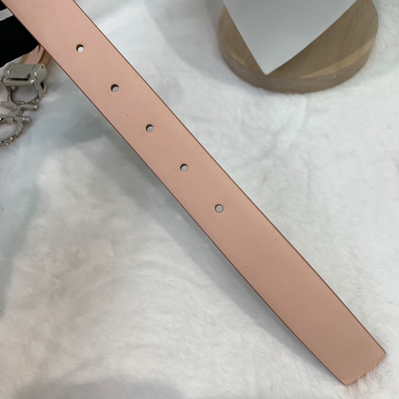 Ferragamo 粉鑽扣粉紅腰帶 XA897-13