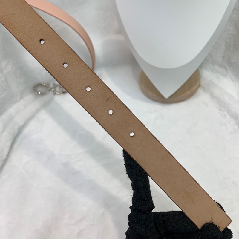 Ferragamo 粉鑽扣粉紅腰帶 XA897-17