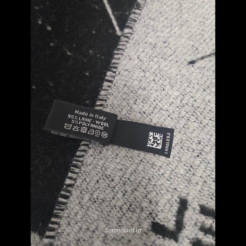 香奈兒 Chanel 爆款 圍巾 披肩 雙面可使用🈶購證正本-15