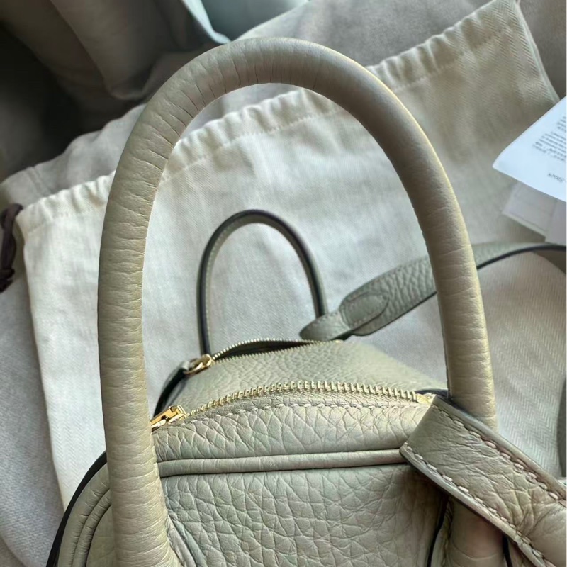 🌈Hermes🧡Mini Lindy一代🧡Q1鼠尾草金扣🌈98.5新🌟有單🌟Stamp B🌟-3