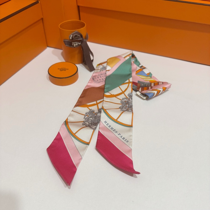 Hermes Spring Spring Twilly 名媛款 🌸 全新 附盒 超美-4