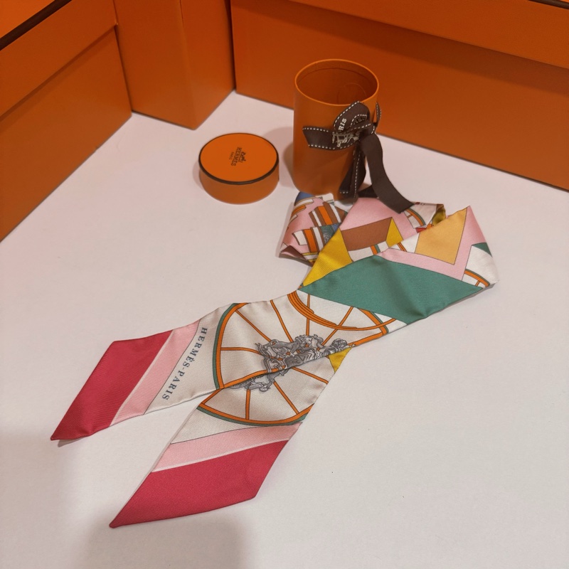 Hermes Spring Spring Twilly 名媛款 🌸 全新 附盒 超美-7