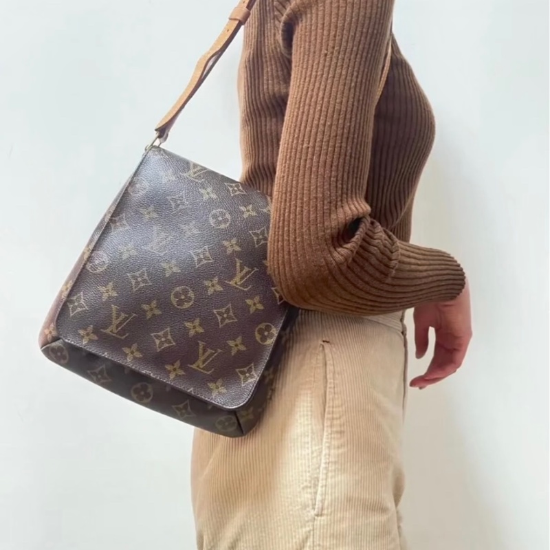 Louis Vuitton LV王菲包/LV Vintage/LV豎款王菲包/LV直版王菲包/路易威登/LV肩背包/LV斜背包/LV中古包-7