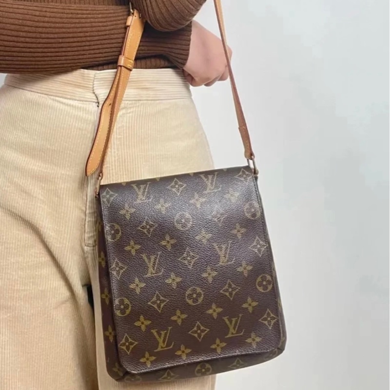 Louis Vuitton LV王菲包/LV Vintage/LV豎款王菲包/LV直版王菲包/路易威登/LV肩背包/LV斜背包/LV中古包-8