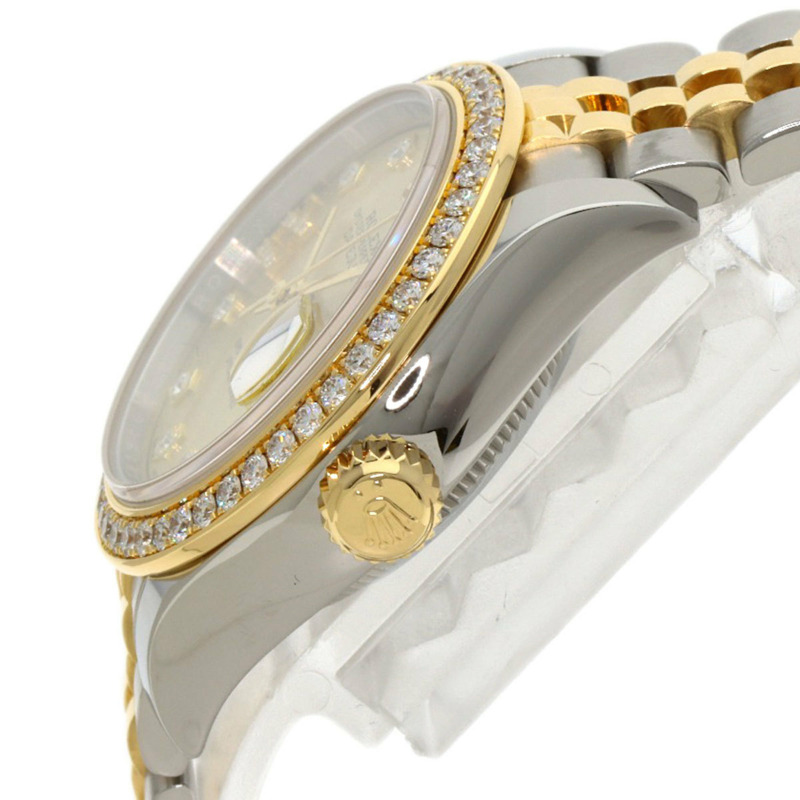 勞力士 279383RBR Datejust Star IX 鑲鑽錶圈腕錶，精鋼/18K 白金（18K 金）材質，女士款-4