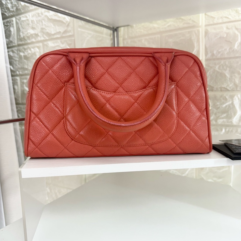 Chanel 香奈兒魚子醬保齡球小號帶卡-1