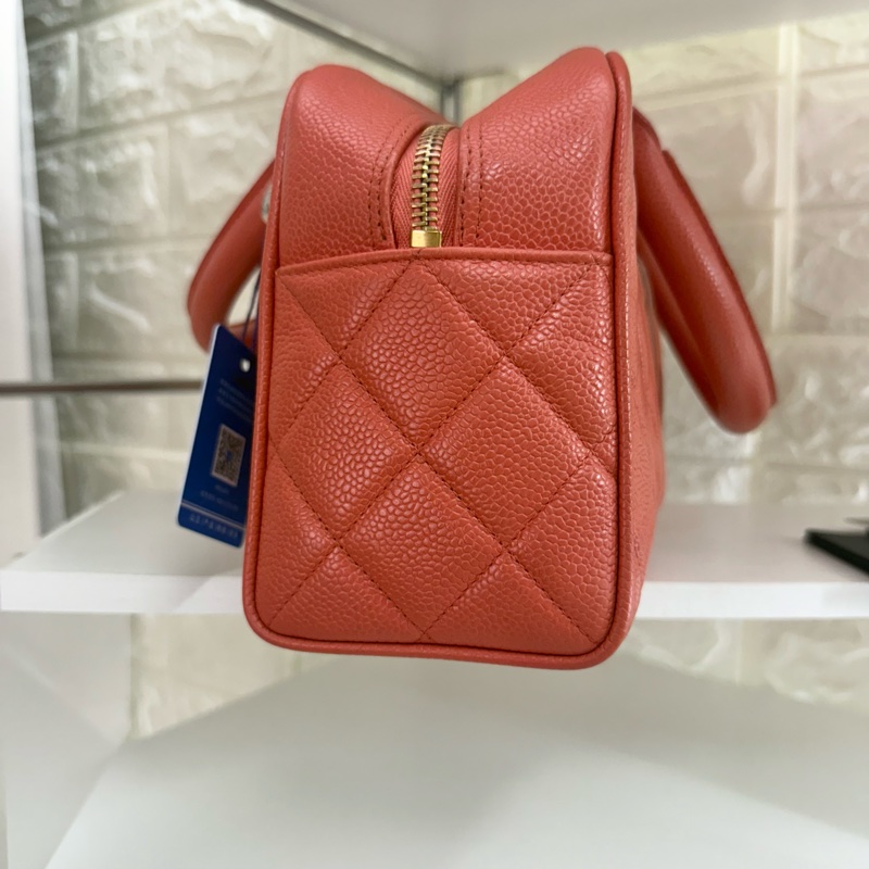 Chanel 香奈兒魚子醬保齡球小號帶卡-3