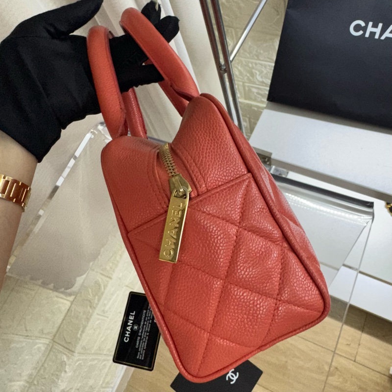 Chanel 香奈兒魚子醬保齡球小號帶卡-7