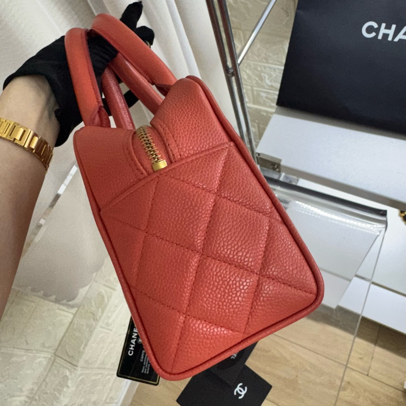 Chanel 香奈兒魚子醬保齡球小號帶卡-8