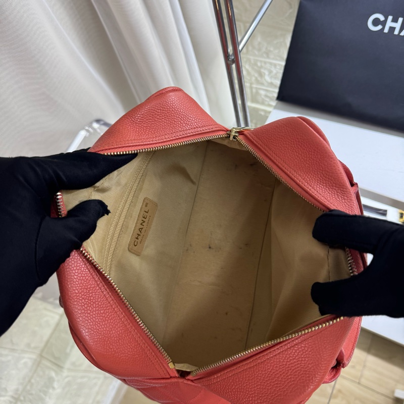 Chanel 香奈兒魚子醬保齡球小號帶卡-13