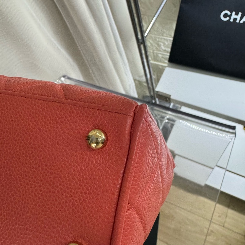 Chanel 香奈兒魚子醬保齡球小號帶卡-9