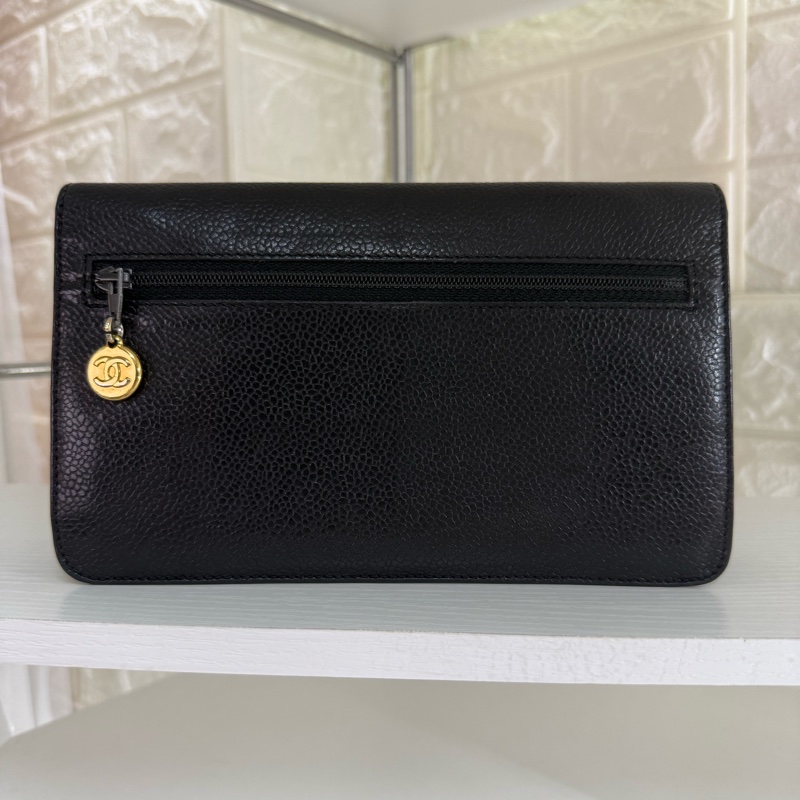 Chanel 香奈兒黑金魚子醬手包-2