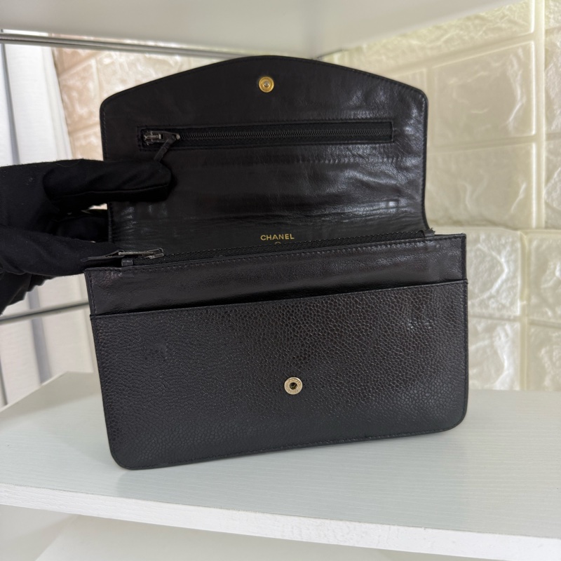 Chanel 香奈兒黑金魚子醬手包-10