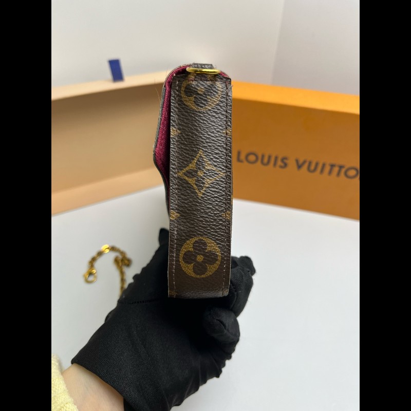 LV老花三合一 鏈條包-1