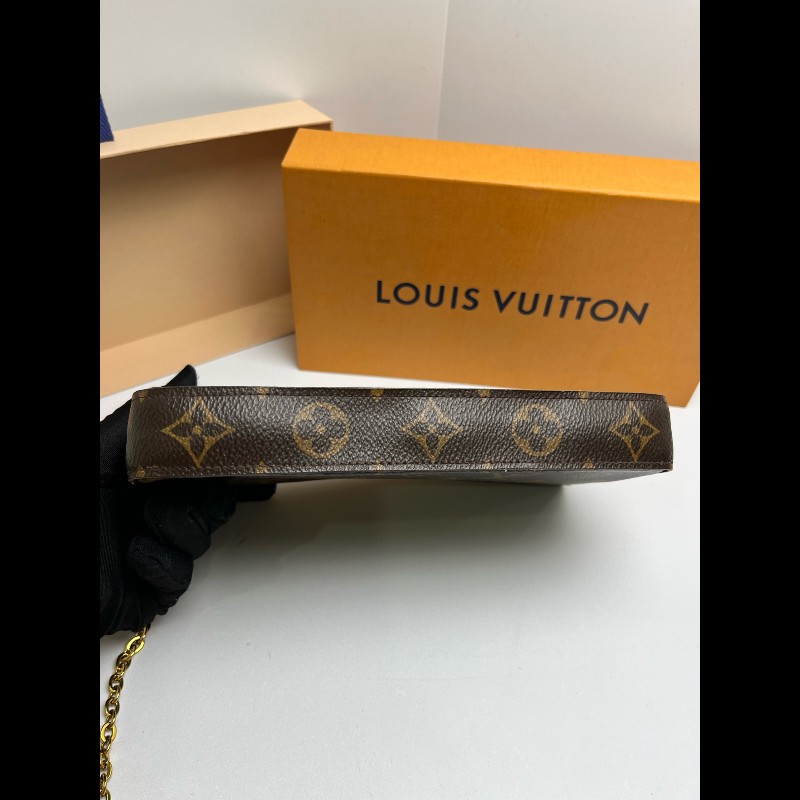 LV老花三合一 鏈條包-4