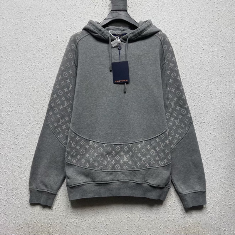 Louis Vuitton • 經典灰色老花衛衣有吊牌✔️-1