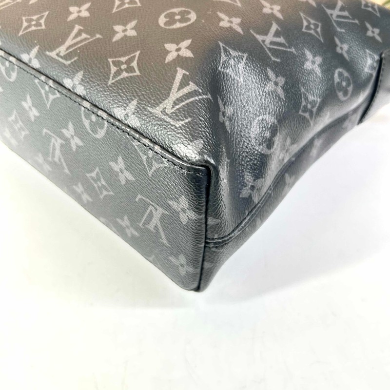 LV路易威登Exploer通勤便攜經典老花帆布拼皮革 電腦公事包-8