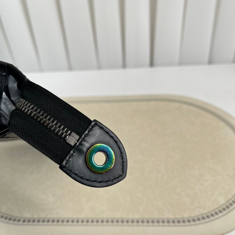 LV路易威登 閃電藤原浩限量款 黑花 男士手拿包 洗漱包-6