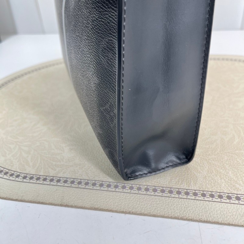 LV路易威登 閃電藤原浩限量款 黑花 男士手拿包 洗漱包-10