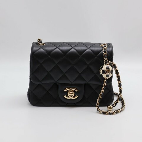 CHANEL 經典口蓋包方胖子 17 - 足球黑金