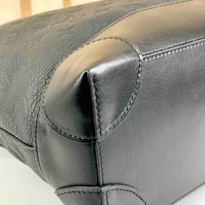 LV 路易威登黑色壓紋牛皮Steamer 手提包 斜背包-9