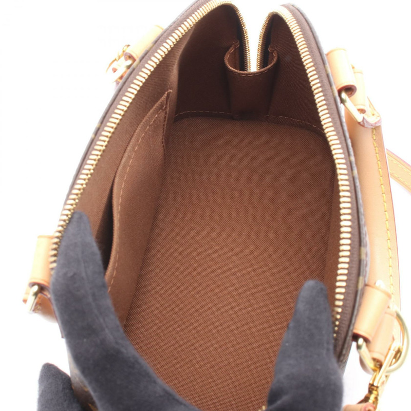 路易威登 ALMA BB 斜背單肩包 M53152 棕色皮革 二手 LV-2