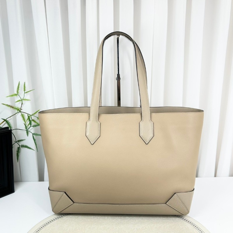 Hermes  x刻 奶茶色手提包托特包-0