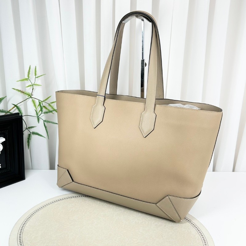 Hermes  x刻 奶茶色手提包托特包-1