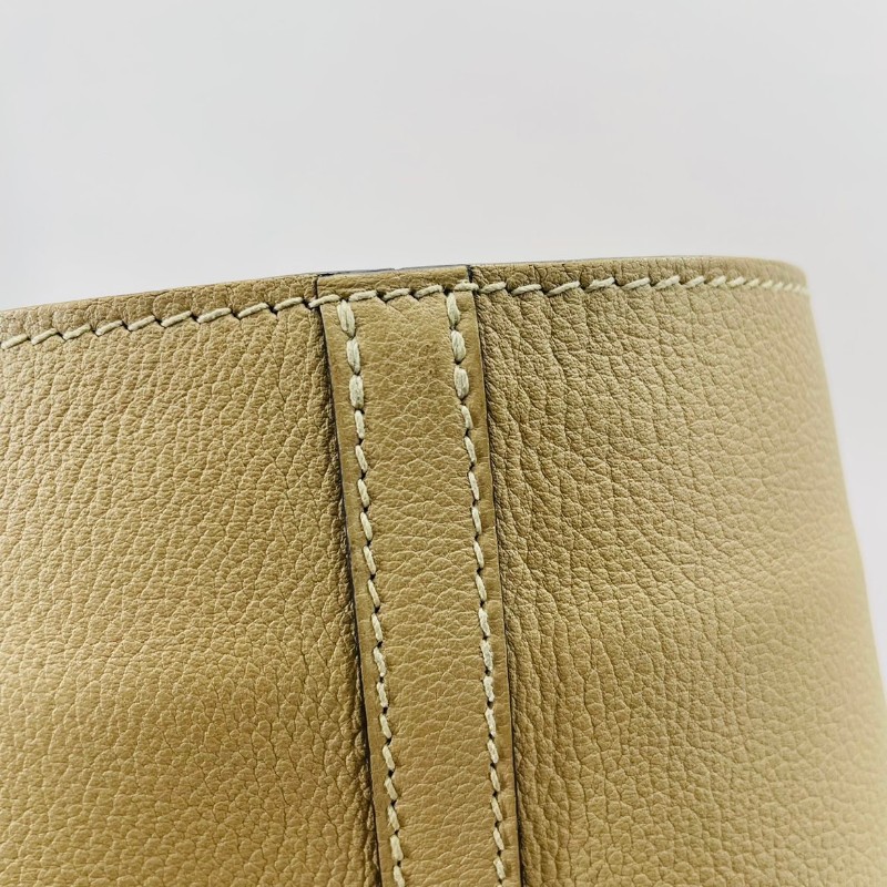 Hermes  x刻 奶茶色手提包托特包-7