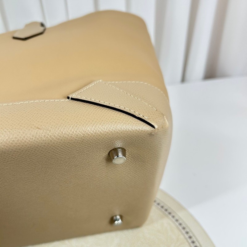 Hermes  x刻 奶茶色手提包托特包-12