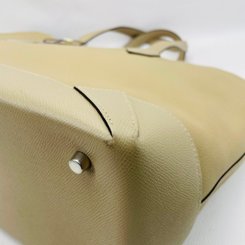 Hermes  x刻 奶茶色手提包托特包-13