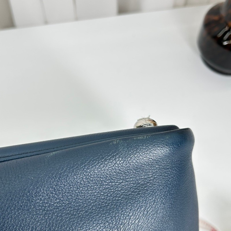 Hermes C刻 限量秀款 深藍保齡球Bolide45旅行包-9