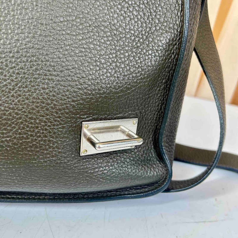 Hermes 1290 Steve caporal 男士雙扣郵差包斜背包 Togo皮-16