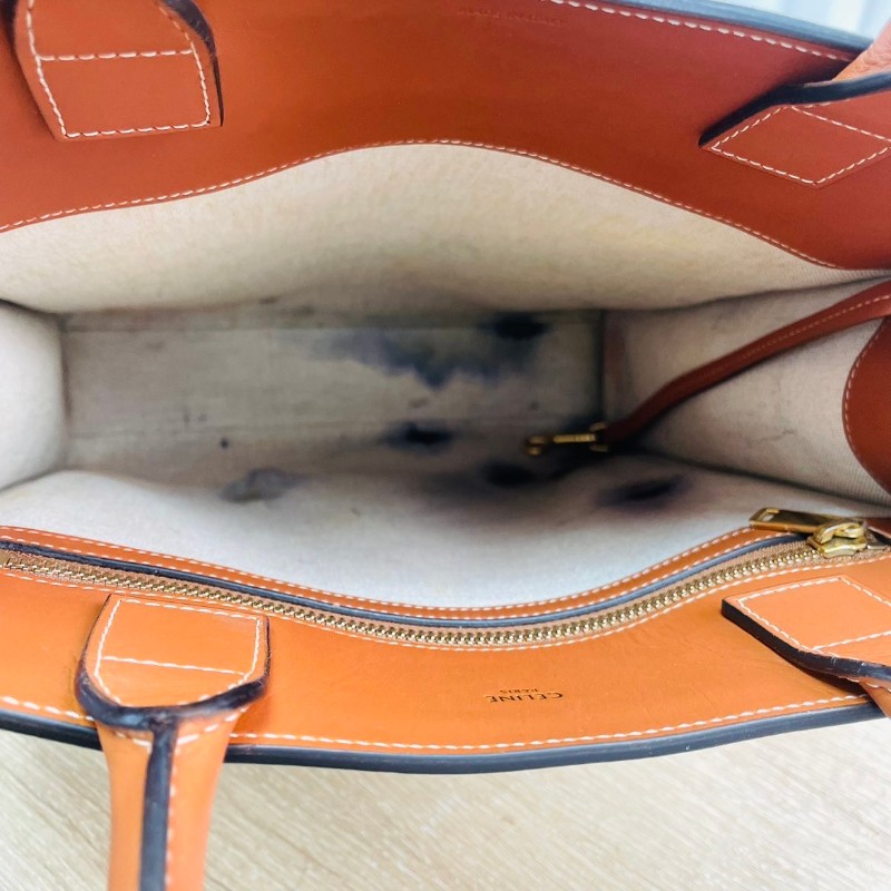 CELINE Tote 托特包 Maillon Triomphe凱旋門 提花豎款手袋-6