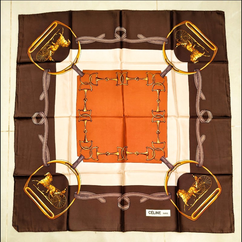 🎀Celine復古馬車絲巾🎀-1