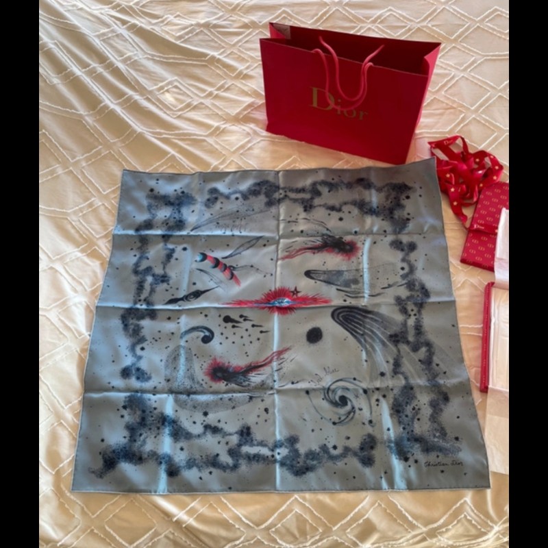 🎀Christian Dior 宇宙絲巾🎀-1
