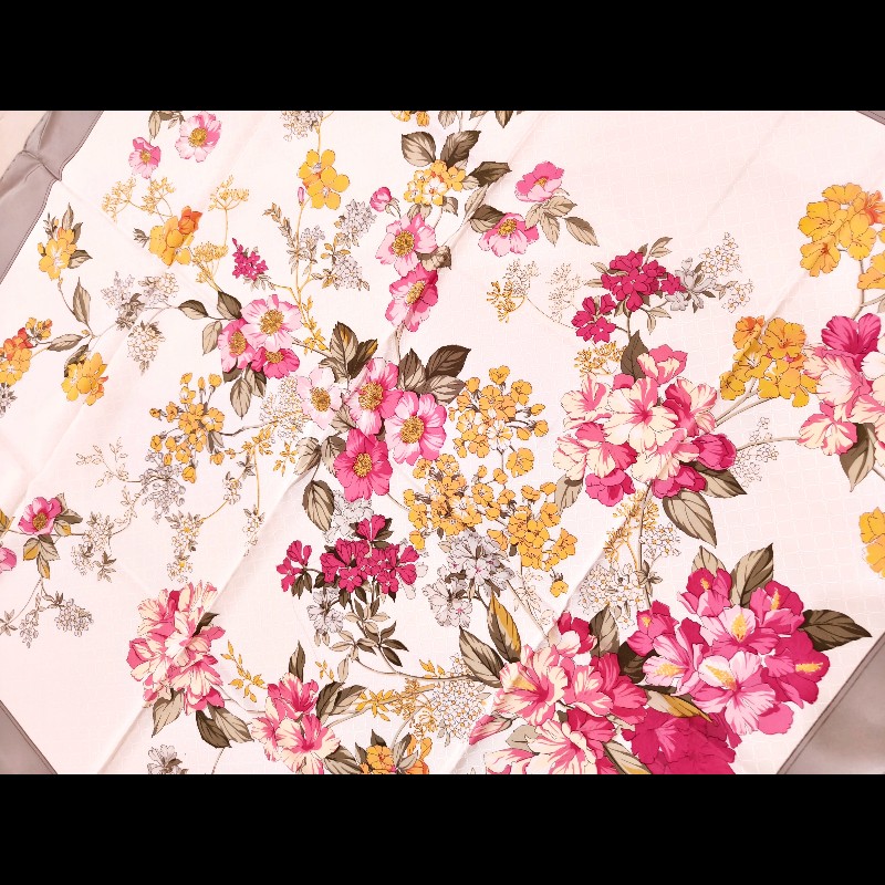 Christian Dior 花卉絲巾-3