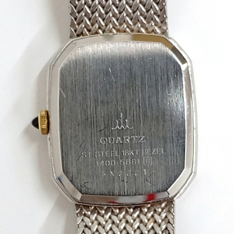 SEIKO CREDOR 貴朵 SS 18KT 1400-5881 女士石英手錶-6