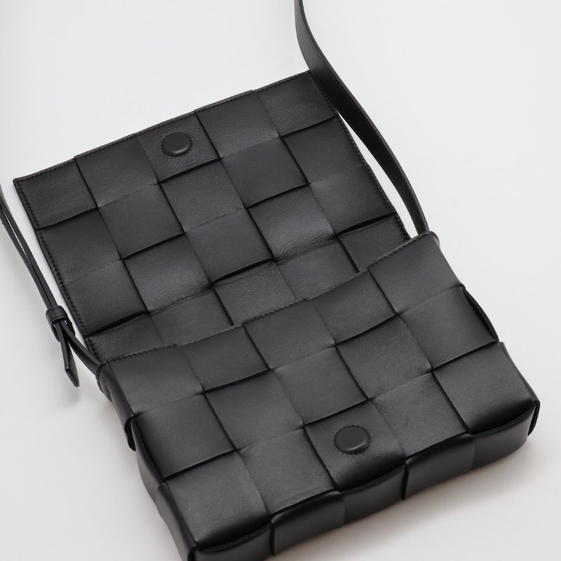 BOTTEGA VENETA Cassette編織包 - 黑-4