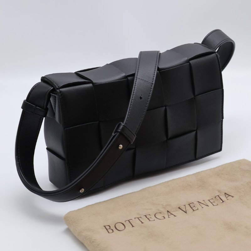 BOTTEGA VENETA Cassette編織包 - 黑-9