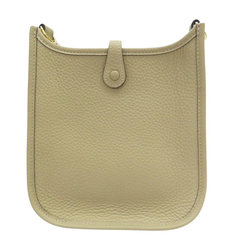 風衣灰 TC牛皮 Mini Evelyne 肩背包 D刻【HERMES 愛馬仕】 K刻-1