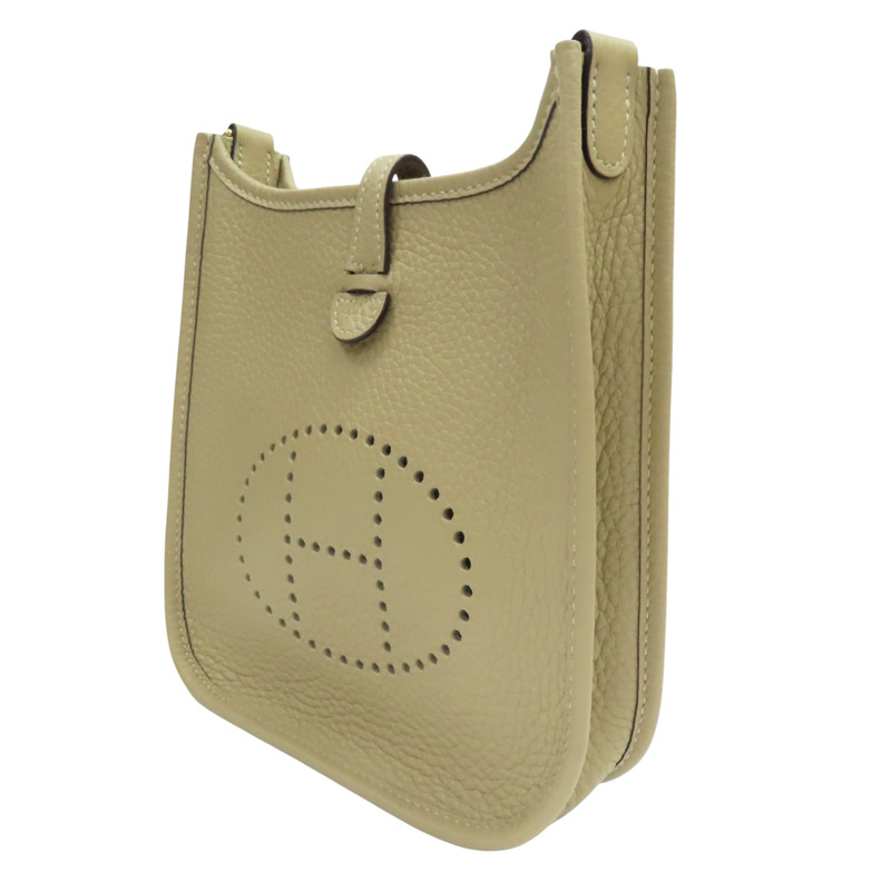 風衣灰 TC牛皮 Mini Evelyne 肩背包 D刻【HERMES 愛馬仕】 K刻-2