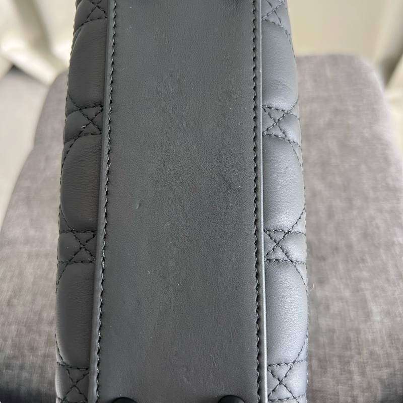 Dior Dior 迪奧Lady Dior Micro 3格籐格紋羊皮包-1