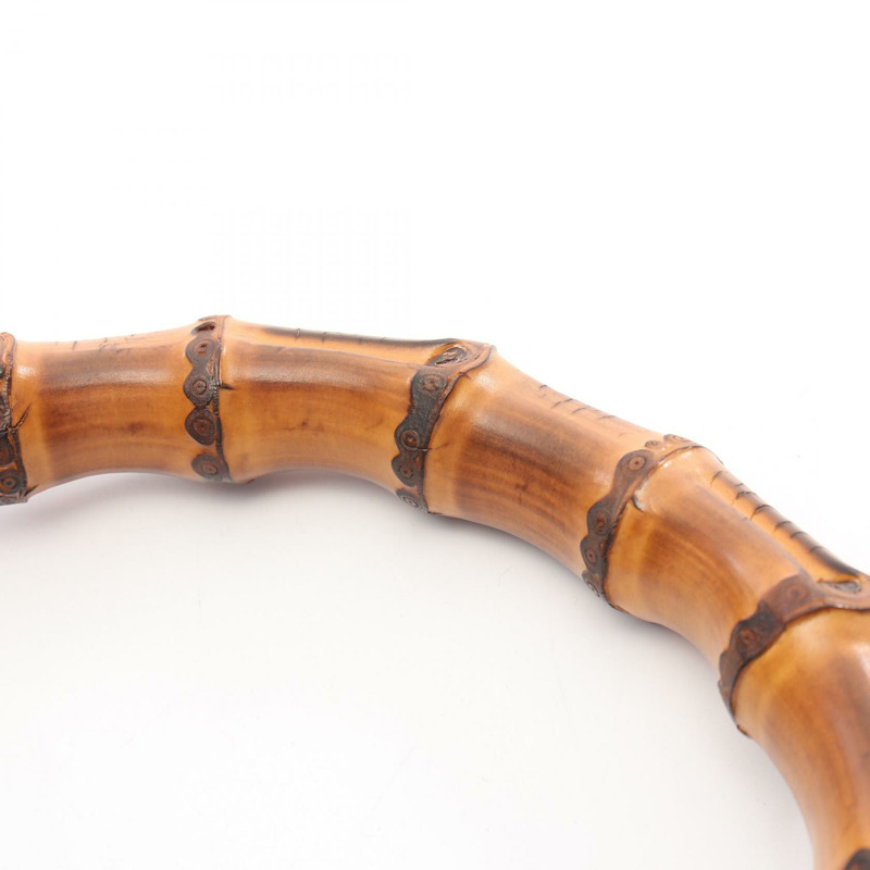 GUCCI MUSIC IS MINE 竹節單肩手提包 681173 帆布皮革 米棕色-4