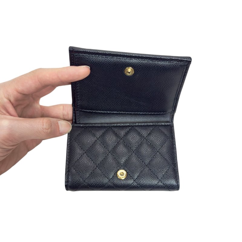 CHANEL Boy 荔枝皮 多摺 迷你銀包-20