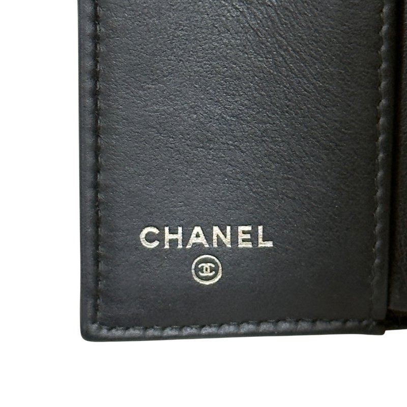 CHANEL Boy 荔枝皮 多摺 迷你銀包-22