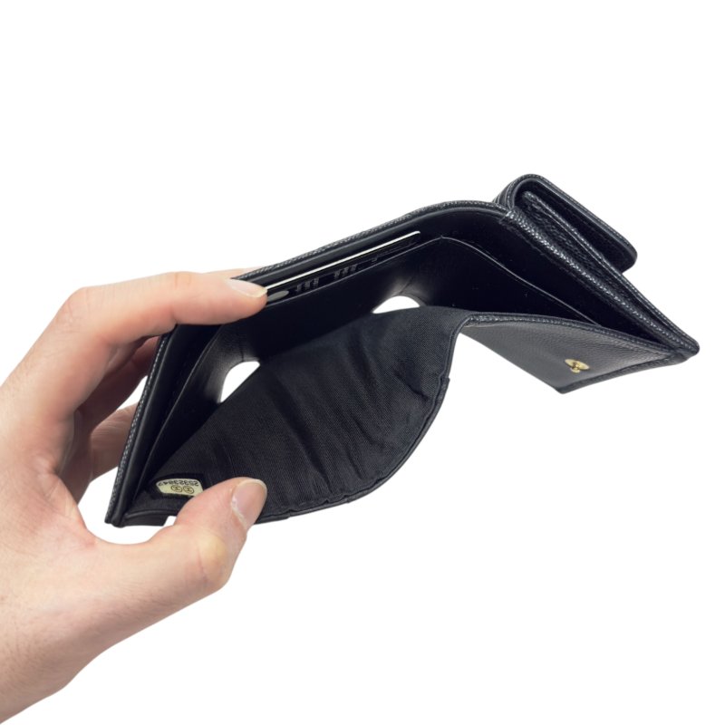 CHANEL Boy 荔枝皮 多摺 迷你銀包-23