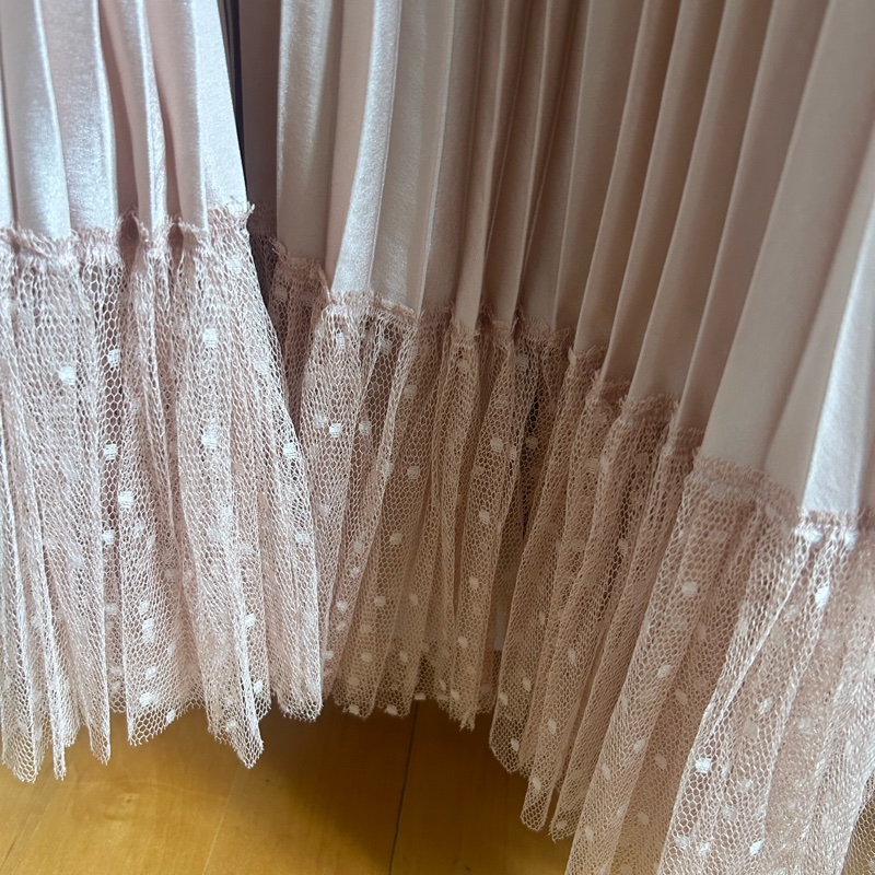 Red Valentino 啞粉紅色半截裙-1